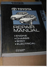 1996 Toyota Rav4 Rav 4 Service Shop Repair Workshop Manual Set OEM Factory