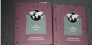 1997 FORD ECONOLINE E-SERIES VAN E SERIES Service Shop Repair Manual Set OEM