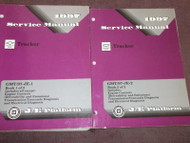 1997 Chevrolet CHEVY GEO TRACKER Shop Repair Workshop Service Manual Set OEM GM