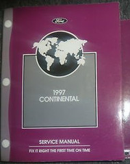 1997 Ford LINCOLN CONTINENTAL Service Repair Workshop Shop Manual Factory OEM