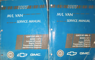 1997 GMC SAFARI & ASTRO VAN ML VAN M L VAN Service Shop Repair Manual Set OEM