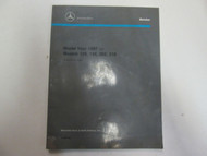 1997 Mercedes Models 129 140 202 210 Intro into Service manual WORN STAINS OEM