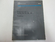 1997 Mercedes Models 129 140 202 210 Prelim Intro into Service manual WORN OEM