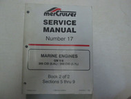 1997 MerCruiser # 17 GM V-8 305 CID 5.0L 350 CID 5.7L Service Manual Book 2 ***