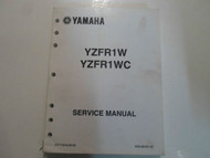 2007 Yamaha YZFR1W YZFR1WC Service Repair Shop Manual FACTORY STAINED DAMAGED