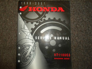 1998 1999 2000 2001 Honda VT1100C3 SHADOW AERO Service Repair Shop Manual OEM