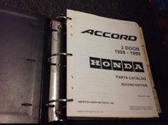 1998 1999 HONDA ACCORD 2 DOOR Parts Catalog Manual Second Edition OEM Factory