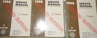 1998 CADILLAC CATERA Second Edition Service Shop Workshop Repair Manual Set OEM