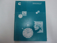 1998 Cummins C/ISC C ISC Series Engines Standard Repair Times Manual FADED WORN