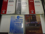 1998 Chevrolet Chevy CORVETTE Service Shop Repair Manual Set OEM GM W Extras 98