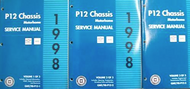 1998 Chevy GMC P12 P 12 Chassis Service Repair Shop Manual Set FACTORY OEM