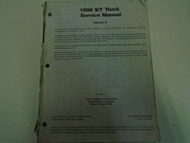 1998 Chevy ST S10 Blazer GMC Jimmy Sonoma TRUCK Engine Tran Service Manual Vol 3
