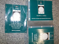 1998 FORD TAURUS Service Shop Repair Workshop Manual Set OEM W EVTM + Facts BK