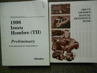 1998 ISUZU HOMBRE Service Repair Shop Manual SET Factory OEM Books