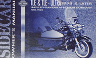 1998 Harley Davidson TLE & TLE Ultra Sidecar Owners Operators Manual FACTORY
