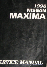 1998 Nissan Maxima Service Repair Shop Workshop Manual Factory OEM