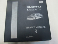 1998 Subaru Legacy Service Repair Shop Manual Volume 9 FACTORY OEM BOOK 98 ***
