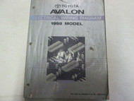1998 TOYOTA AVALON Electrical Wiring Diagrams Workshop Shop Manual FACTORY OEM