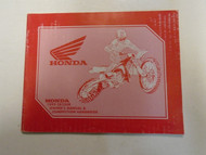 1999 Honda CR250R Owners Manual Competition Handbook FACTORY OEM BOOK USED ***