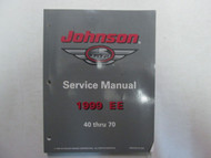 1999 Johnson EE 40 thru 70 Service Shop Repair Manual Factory OEM Boat ***