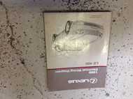 1999 LEXUS LS400 LS 400 Electrical Wiring Diagram Manual EWD Manual OEM Factory