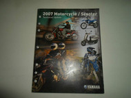 2007 Yamaha Motorcycle Scooter Technical Update Manual FACTORY OEM BOOK 07 DEAL