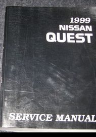 1999 Nissan Quest Van Service Repair Shop Workshop Manual Factory OEM