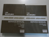 1999 Suzuki SQ416 SQ420 Service Workshop Repair Shop Manual Set OEM