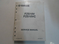 2007 Yamaha FZS10V FZS10VC FZS MOTORCYCLE Service Manual STAINED OEM FACTORY