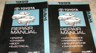 1999 TOYOTA RAV4 RAV 4 Service Shop Repair Workshop Manual Set OEM Factory