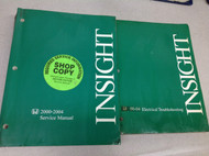 2000 2001 2002 2004 HONDA INSIGHT Service Shop Repair Workshop Manual Set W EW x