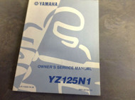 2000 2001 YAMAHA YZ125N1 YZ125 N 1 Shop Service Repair Manual FACTORY OEM x