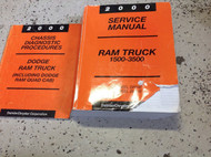 2000 Dodge Ram Truck 1500 2500 3500 Service Shop Repair Workshop Manual Set Torn
