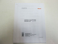 2000 CMI Corporation Series II Slipform Paving Kit Parts Manual FACTORY OEM DEAL