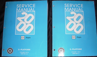 2000 GM Chevrolet Chevy GEO PRIZM Service Shop Workshop Repair Manual Set OEM