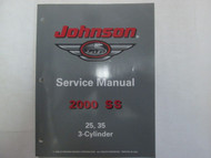2000 Johnson SS 25, 35 Watercraft Service Manual FACTORY OEM BOOK 00