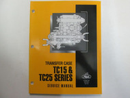 2000 Mack Trucks Transfer Case TC15 & TC25 Series Service Repair Shop Manual OEM