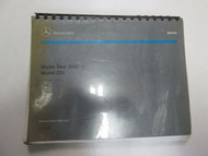 2000 Mercedes Benz Model 220 Introduction into Service Manual STAINS WORN OEM 00