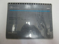 2000 Mercedes Benz Models 120 170 202 208 210 Prelim Intro into Service Manual