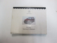 2000 MERCEDES M Class Operators OWNERS Manual STAINED FACTORY OEM DEAL 00
