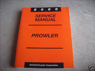 2000 Plymouth Prowler Service Repair Workshop Shop Manual FACTORY OEM Mopar
