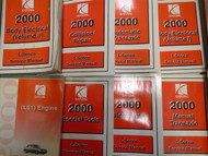 2000 Saturn L Series Service Shop Repair Manual Huge 8 Volume Set OEM Books Used