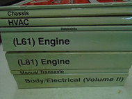 2000 Saturn L Series Service Shop Manual Factory OEM 8 Volume Incomplete Set ***