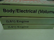 2000 Saturn L Series Service Repair Manual OEM Books 4 Volume Engine Set ***