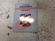 2000 Toyota 4Runner Electrical Wiring Diagrams Service Shop Repair Manual EWD