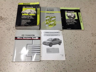2000 TOYOTA ECHO Service Repair Shop Manual Set W EWD Trans Bk + Harness Bk OEM