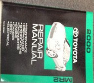 2000 Toyota MR2 MR 2 Service Repair Shop Workshop Manual OEM BOOK 2000