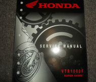 2001 2002 2003 2004 Honda VTR1000F SUPER HAWK Service Repair Manual OEM NEW