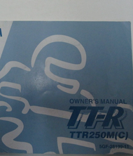 2000 Yamaha TT-R TTR250M (C) Owners Operators Owner Manual NEW Factory