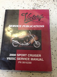 2000 VICTORY SPORT CRUISER V92SC Service Shop Repair Manual OEM Factory NEW